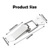 4 PCS Stainless Steel Tension Clasp Small Spring Loaded Toggle
