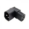 cablecc IEC Male C14 to Up Direction Right Angled 90