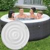 Inflatable Hot Tub Cover Energy Saving Lid for Outdoor Hot