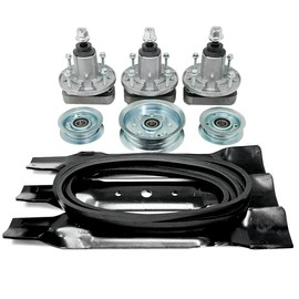 EPR Deck Rebuild Kit Blade Spindle Idler Belt for John Deere 48 inch L120 L130 GX20305 GX20250