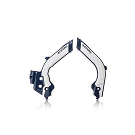 Acerbis X-Grip Frame Guard (BLUE/WHITE) For 19-22 HUSQVARNA FC450HQ