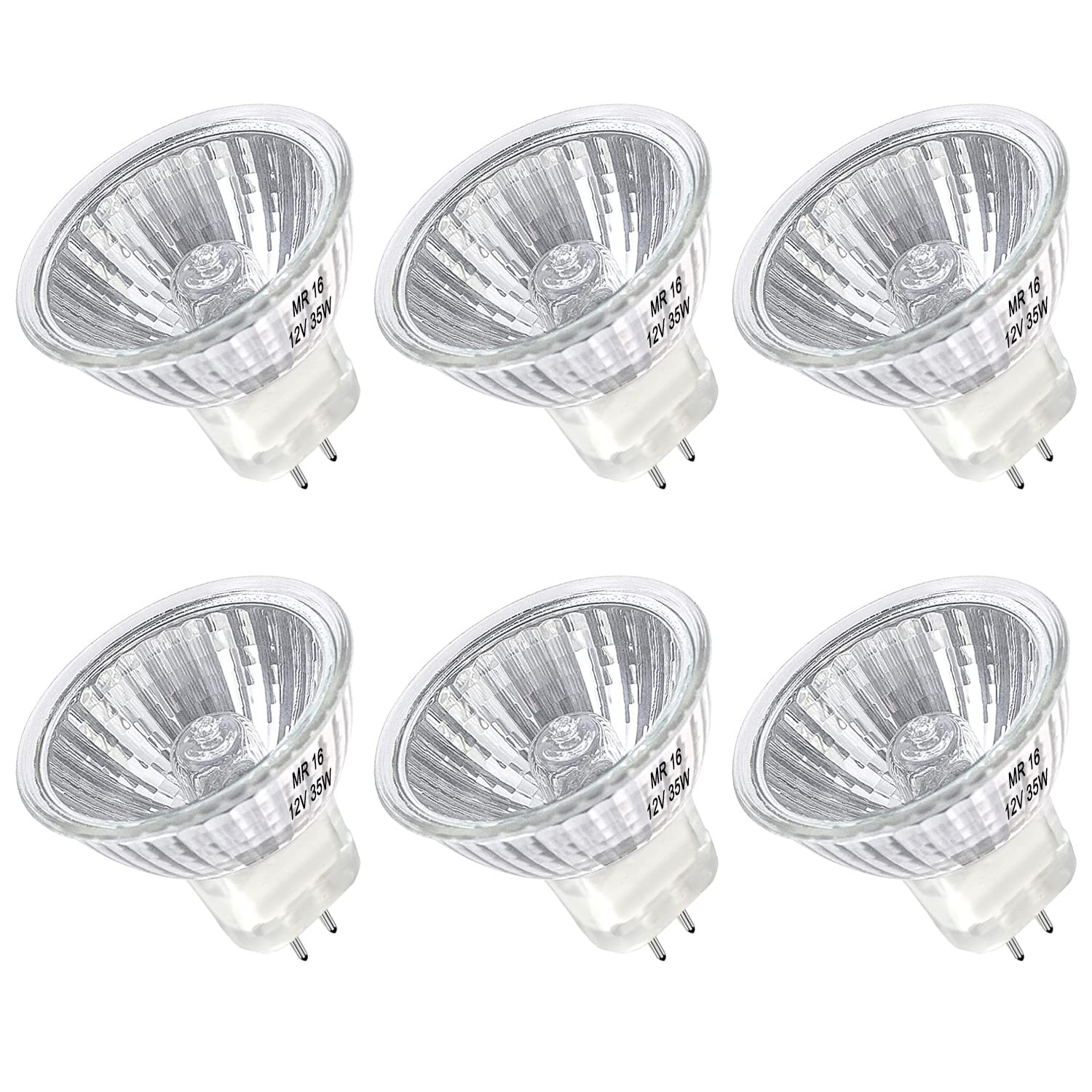 MR16 Halogen Bulb 35W Dimmable 12V GU5.3 Bi-pin Base Spotlight with ...