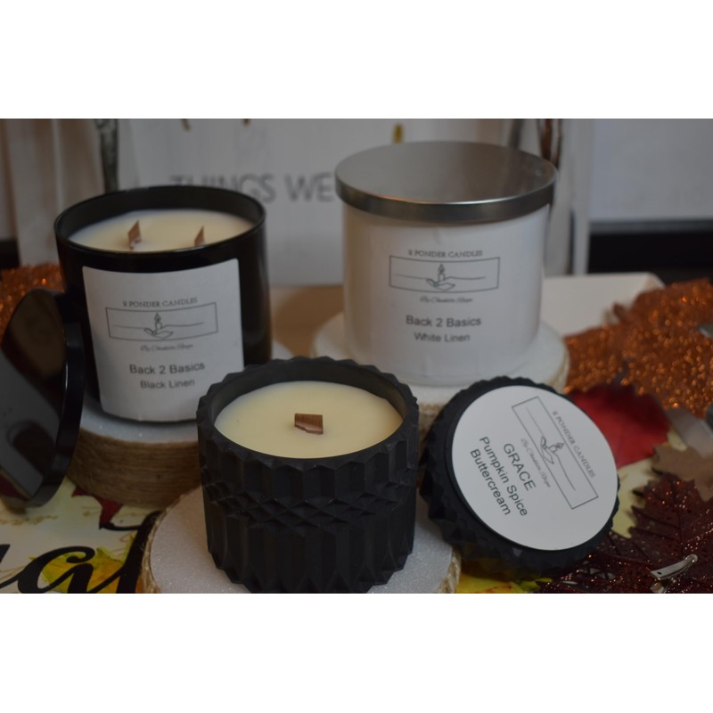 2 Ponder Candles Pumpkin Spice Candle Fall Autumn Holiday Scent