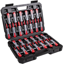 Gickbusus 26 PCS Terminal Removal Tool Kit, for Replace The Vehicle Harness Pin Connector Release Tool Kit, with Titanium Needles and Non-Slip Handles