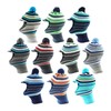 Boys' Winter Hat Scarf Hat Tube Hat Knitted Hat Stripes,