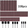 338pcs Sanding Drum Kit with Free Box fits Dremel Includes