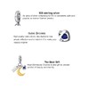 PHCLASY Charm Pendant Love Birthstone Bead Charms for Women Birthday