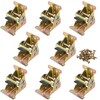 PINGEUI 8 PCS Foldable Support Bracket, 0-90 Degree Lock Extension