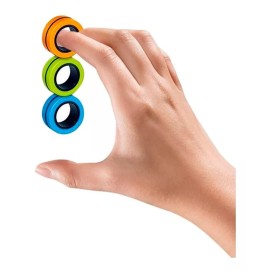 Veraly 3pcs Anillo Mágico Antiestrés Magneticos Fidget Toy Full