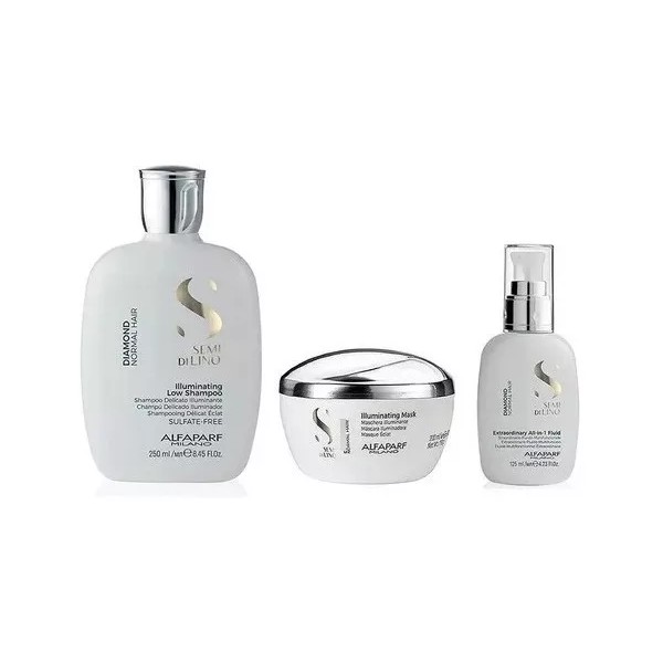 Alfaparf Shampoo Mascarilla Y Fluido Illuminating Low