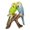 Figuren Shop GmbH Lifelike Garden Figurine Budgie Pair 17.5 cm