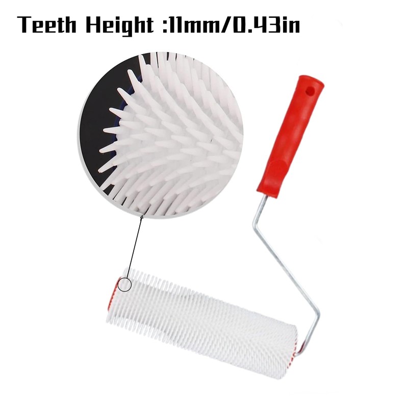 Bleed Roller Spiked Roller 23 cm, Spike Length 14 mm,