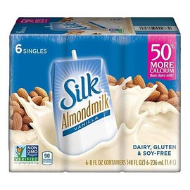 White Wave Silk Almond Milk Vanilla 8 Oz (Pack Of 18)18