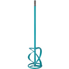 GlobMarble MK160HF Heavy Duty 3-Blade Mixing Paddle – HEXAFIX® Quick-Couple Shaft – Large Batch Mortar, Plaster, Screed, Concrete Mixer Attachment – Bottom-Up Mixing Action – Fits Xo6 Mixers