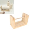 Horizontal Yarn Holder 20cm Spindle Length Increase Speed DIY Wooden
