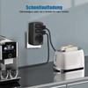 EXTRASTAR Multi-socket 3-way socket adapter, 2 Euro + 1 Schuko