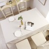 Pioggia Vinyl Tablecloth with Flannel Backed Waterproof Oil-Proof PVC Table