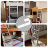 Abvsdu 2PCS Bunk Bed Ladder Hook, 1" PVC Coated Bunk