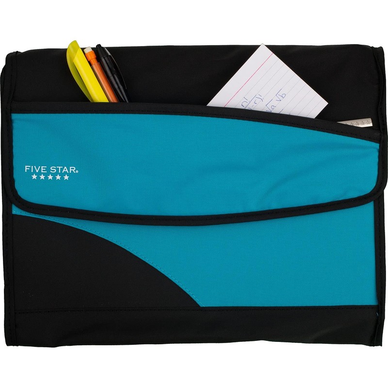 Five Star Expanding File Folder, 8-Pocket Expandable File Folder, Teal