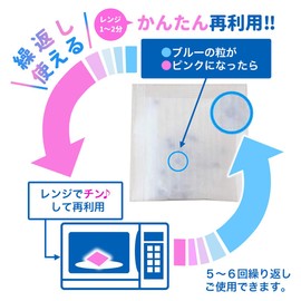 Across Silica Gel Desiccant Dehumidifier for Food, Camera, Clothes, 6-Piece Set, Reusable