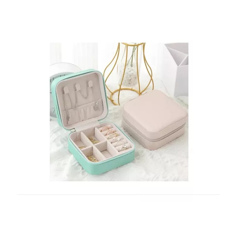Maíz Joyero Caja Mini Portátil Joyas Viaje Organizador Estuche