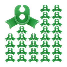 M METERXITY 60-Pack Plant Bender, 1.4x1 Inch 90 Degree Adjustable Plant Training Clips Plant Stem Low Stress Plant Branch Trainer Clips for Plant Gardening/Flowers/Climbing Plants[Green]