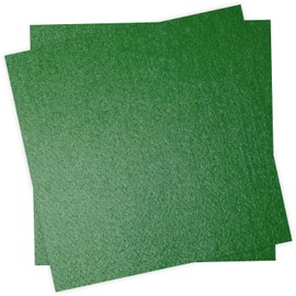 YHOLSDAS 12" x 12" Felt Fabric Sheets for Crafts, Squares Felt Fabric Sheets, 1mm Thick, Felt Paper for DIY Sewing Craft, Non-Woven Felt Fabric for Sewing Patchwork Material，2pcs(Green)