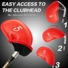 Golf Iron Head Covers Value 12 Piece Set, Synthetic Leather