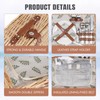 HappyPicnic Picnic Basket Set for 2 - Wicker Picnic Basket