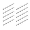 TOP-VIGOR 10Pcs 4mm x 60mm Dowel Pins Shelf Support Pegs,