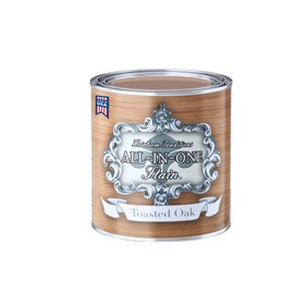 Heirloom Traditions All-in-ONE Gel Stain, Toasted Oak (Faux raw Wood), Pint - No Sanding or Sealer Needed, Oil Based for Interior/Exterior use