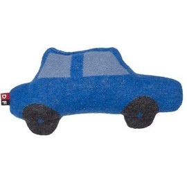 David Fussenegger Cushion Car Blue, 50 x 50 cm, Cotton, Plush, Cushion, Decoration, 1 Piece