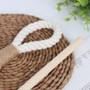 OCIOLI 4 Pieces Boho Curtain Tiebacks Curtain Holdbacks Handmade Curtain