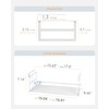 Selosiz 2Pack Under Shelf Storage Basket Organizer Expandable Width Add-On