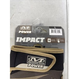 Mechanix Wear M-Pact Gloves Brown Touchscreen Capable Thermoplastic Rubber (TPR)