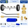 2-in-1 Undercarriage Pressure Washer Kit with Extension Wands – 4000