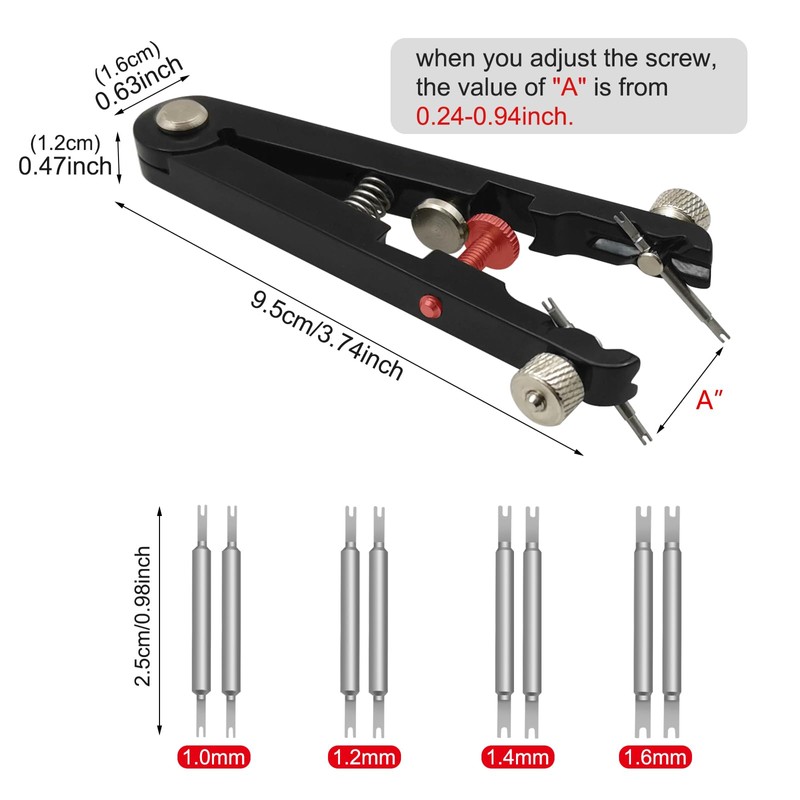 MFBJXC Watch Spring Bar Plier Tool Set Watchband Pliers with