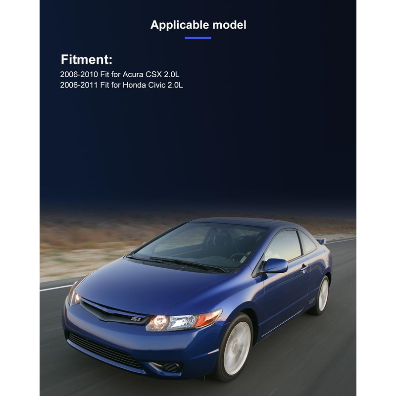 ECCPP AC Compressor 2006-2010 for Acura CSX 2.0L 2006-2011 for