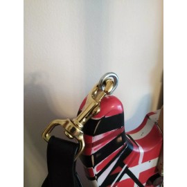 Unbranded EVH Style Strap Brass Snap Hook and Eye Set