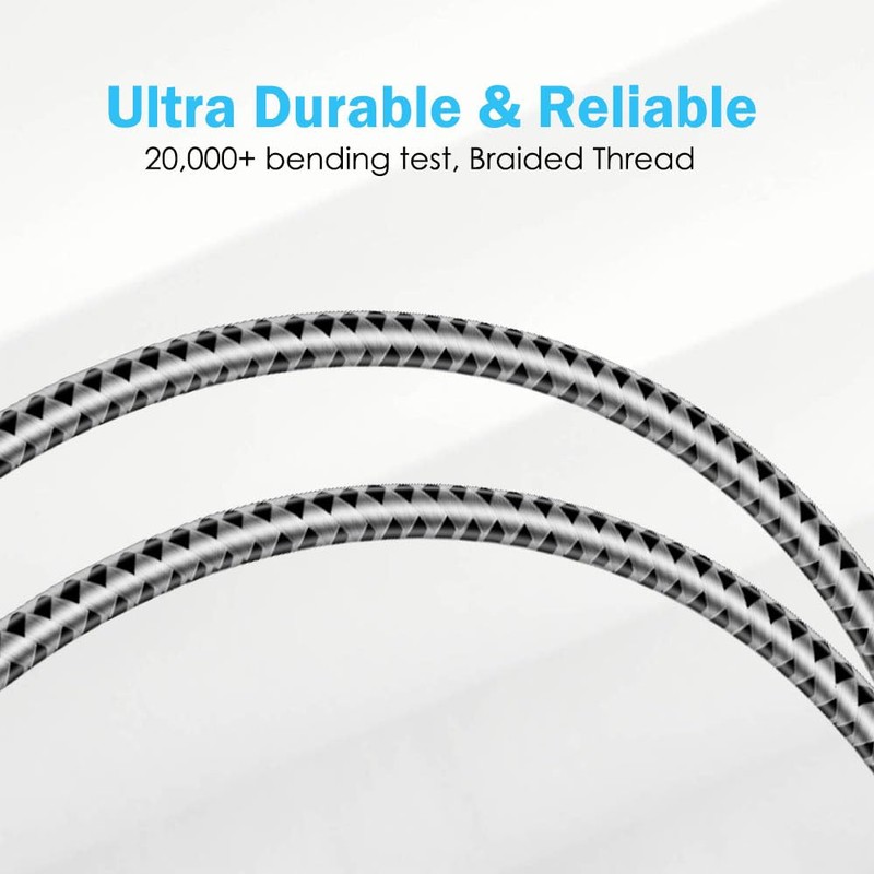 TEKERA Guitar Cable, 2-Pack 0.5M, Right Angle Balance 6.35mm TRS
