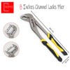 BJDSI 7 Inches Channel Locks Plier,Durability Pump Pliers,Comfort Water Pump