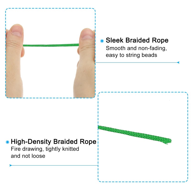 PATIKIL 87 Yard Nylon Satin Cord 1 mm Beading String