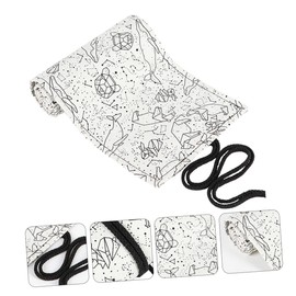 VILLFUL Canvas Pencil Wrap 72 Slots Rolling Pencil Bag School Stationery Pouch for Artists Students