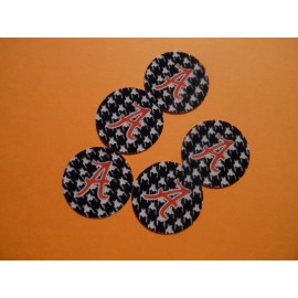 Unbranded Pre Cut One Inch Bottle Cap Images HOUNDSTOOTH ALABAMA BAMA Free Shipping - photo, 15 images