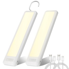 Dawnrise Under Cabinet Lights, 7.8 inch Motion Sensor Closet Light Indoor with Hook, Rechargeable Portable Lighting for Cabinet, Wardrobe, Closet, Bedroom, Storage Room, Utility Room (3000K)
