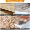 sourcing map 2pcs Point Cutting Roundover Router Bit 1/4" Radius