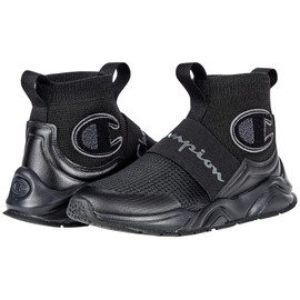 Champion Rally Pro (Little Big Kid) Sneaker, Black/Stealth, 5 US Unisex