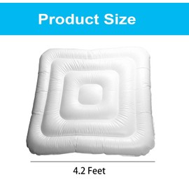 Inflatable Hot Tub Cover Compatible with Most of Our Spa Hot Tub Range Energy Saving Lid for Outdoor Inflatable Hot Tub for Foldable Protective Rain Overflow Cover