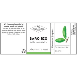 Saro Organic Essential Oil - MY COSMETIK - 10 ml