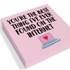 Funny Love Sign Decor Pink You Are the Best Thing